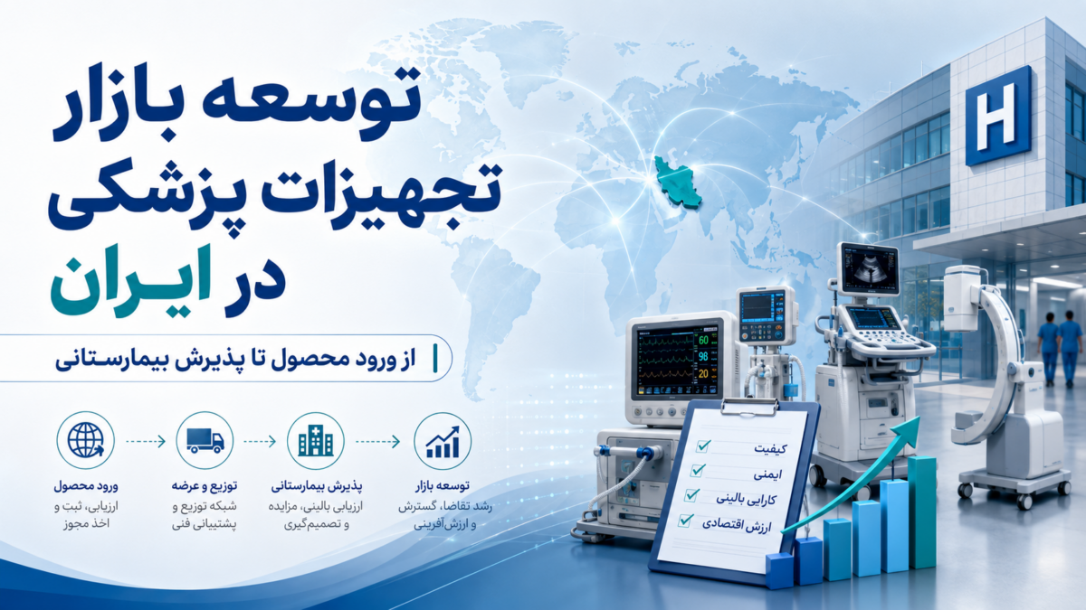 توسعه بازار تجهیزات پزشکی در ایران و ورود محصول به بیمارستان‌ها