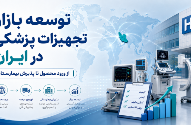 توسعه بازار تجهیزات پزشکی در ایران و ورود محصول به بیمارستان‌ها